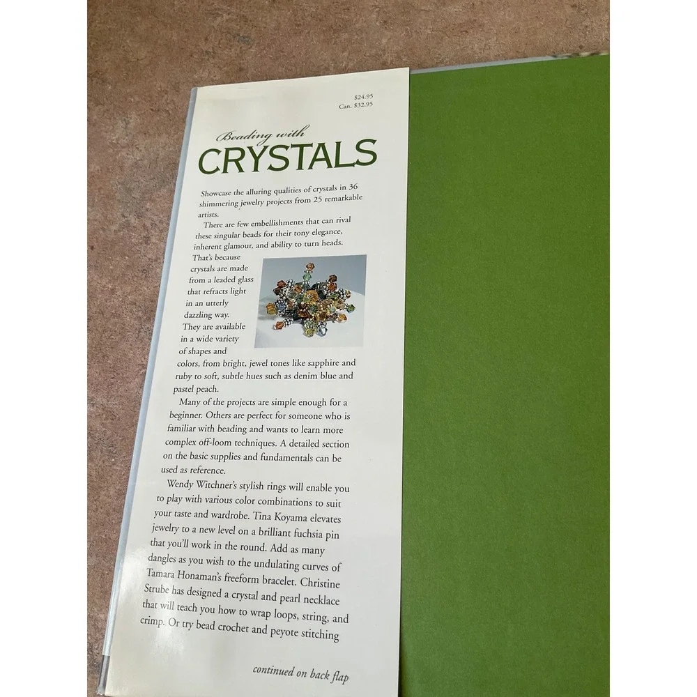 Beading‎ with Crystals Jewelry Making Book Katherine Duncan Aimone Jean Campbell